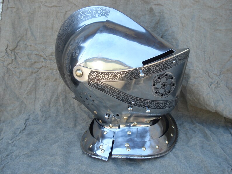 Knight with etching Example of my etching Etsy