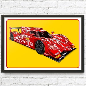 Mazda race car art, prototype SkyActiv-D Diesel, 2014 IMSA race car, Tudor series image 1