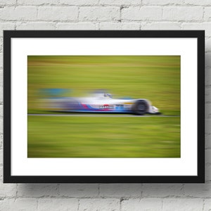 Martini race car art, IMSA Prototype Challenge PC, Oreca Chevrolet FLM09, photograph image 1