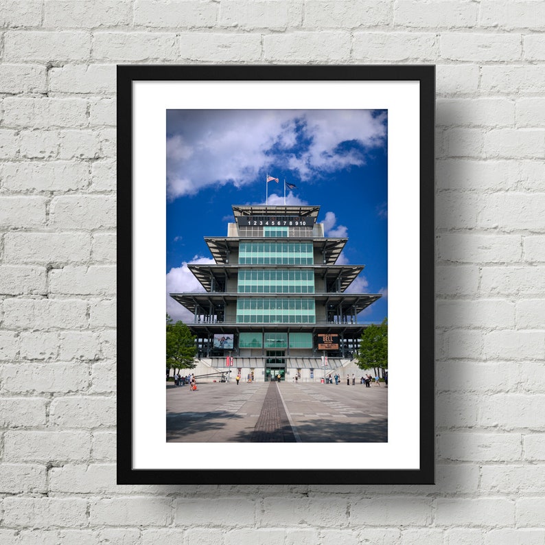 Indianapolis Motor Speedway Pagoda Indy 500 color photograph image 1