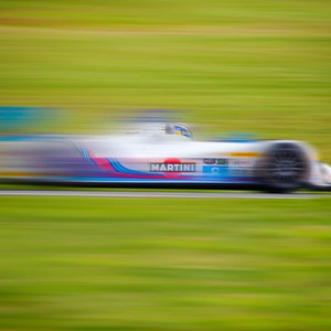 Martini race car art, IMSA Prototype Challenge PC, Oreca Chevrolet FLM09, photograph image 2