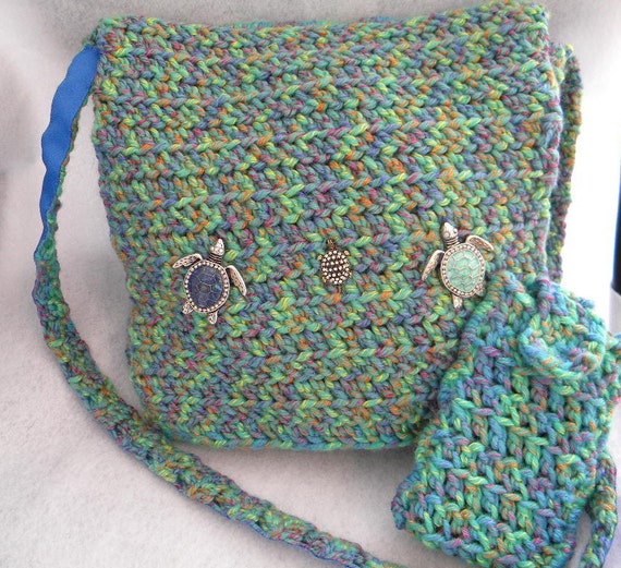 crochet work bag
