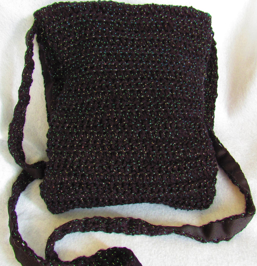 Sac à Bandoulière Pour Tapis De Yoga Spiritual Gangster - Noir Avec Détails Violets - Occasion