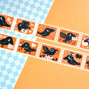 Corvid Stamp Washi Tape