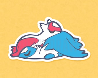 Latias and Latios 3" Sticker