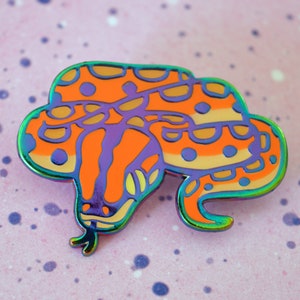 Brazilian Rainbow Boa Enamel Pin