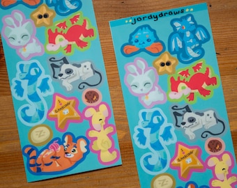 Nostalgia Pets Sticker Sheet