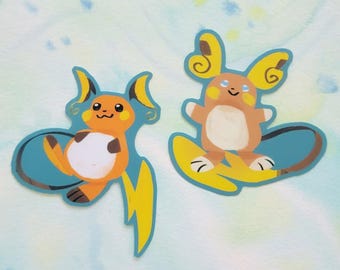 Pegatinas de Raichus - Regular y Alola