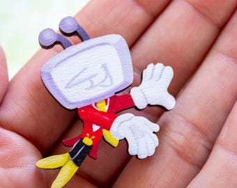Tenna Presents - Wooden Pin