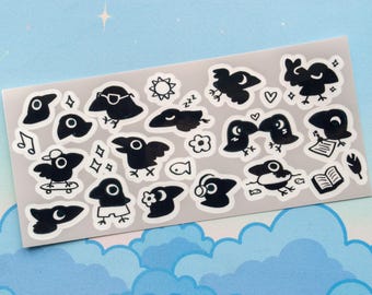 Little Crow Dudes Sticker Sheet