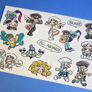 Ingo and Emmet Submas Holographic Sticker Sheet