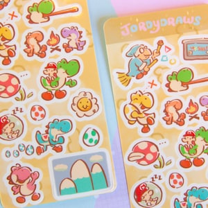 Yoshisland Sticker Sheet