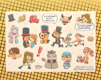 PL Sticker Sheet / Magnet Set