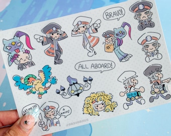 Ingo and Emmet Submas Sticker Sheet