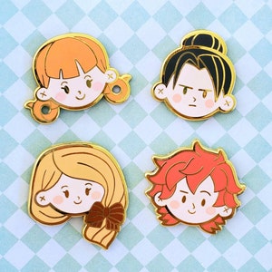 FE3H Blue Lions Enamel Pins - Annette, Felix, Sylvain, Mercedes