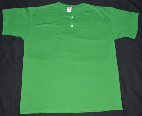 Vintage 80s Green Polyester Top