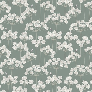 Lewis & Irene - Country Life Collection - Florals On Green - Premium Cotton Fabric - Fat Quarters - QUICK DISPATCH