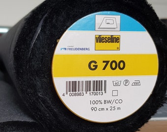 Vilene Bâtonnet G700 Taille M - Interfaçage Coton Tissé Fer Sur 1 Mètre Blanc