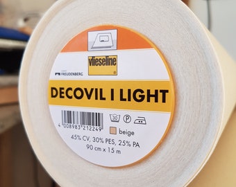 Vlieseline Decovil Light Vlieseline, Vlieseline, Vlieseline, Pellon 525, 90 cm breit