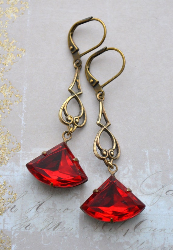Etsy art deco clearance earrings