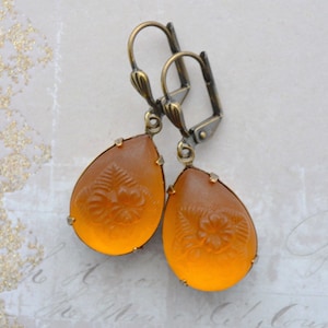 Boucles D'oreilles Lalique Plaqué Or - Occasion Très Bon état - Fermoir Clips