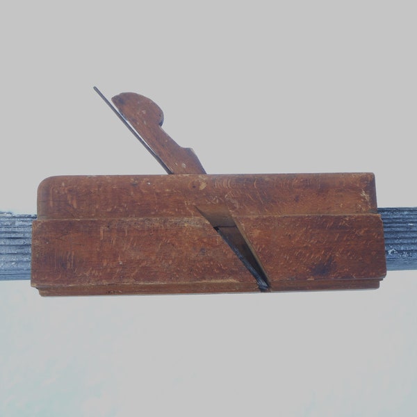 Antique Wooden Hand Plane Wood Molding Hand Plane - Antique Collectible Old Tool Decor