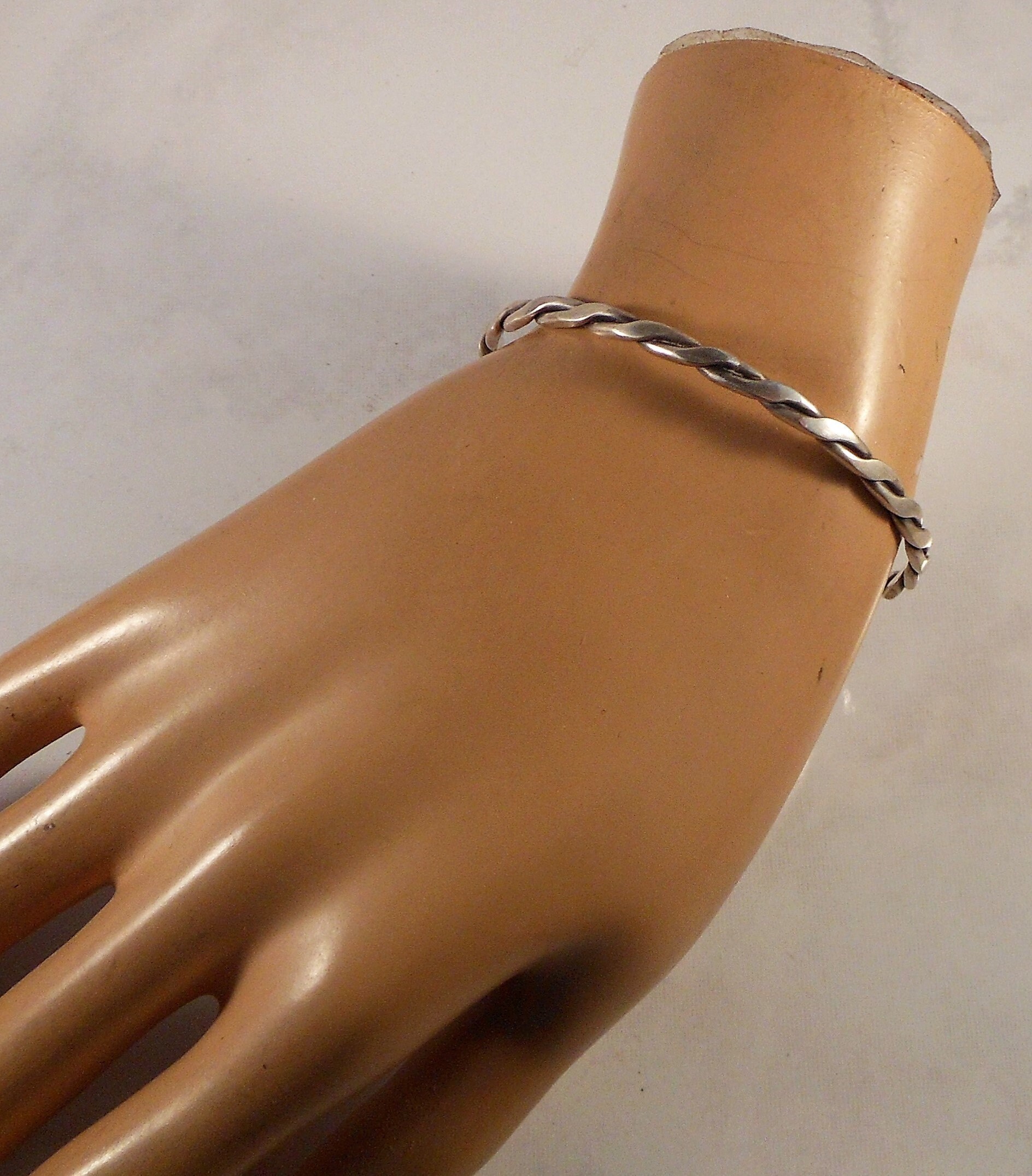 Amazon.com: 925 Sterling Silver Twist Bracelet Stainless