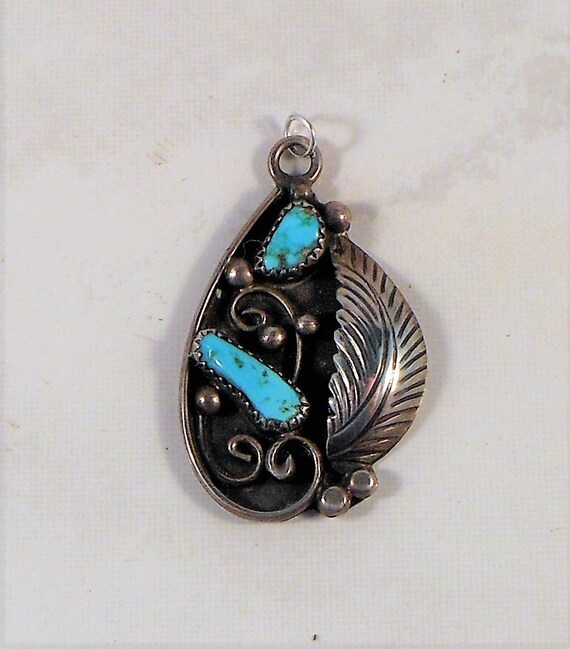 Pendant Handmade by Navajo Artist Paulene McCray … - image 1