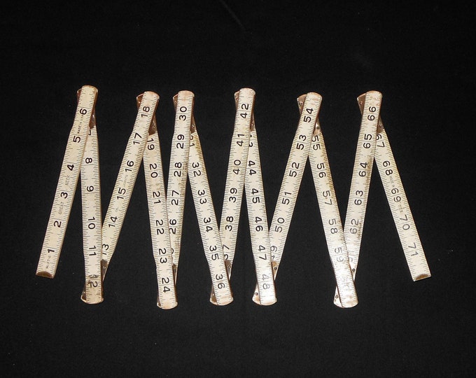 Great Neck Ruler Vintage Wooden Folding Ruler by Great Neck 72