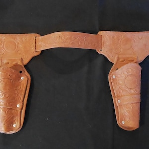 MATTEL Fanner 50 pet pistoolholsters en riem - zeer verzamelobject