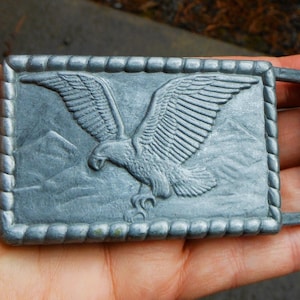 Eagle Belt Buckle Made of Pewter - Great Gift For Him