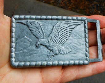 Eagle Belt Buckle Made of Pewter - Great Gift For Him