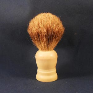 Ever-Ready 500B Shaving Brush Vintage Pure Badger Hard Plastic Handle Made In USA