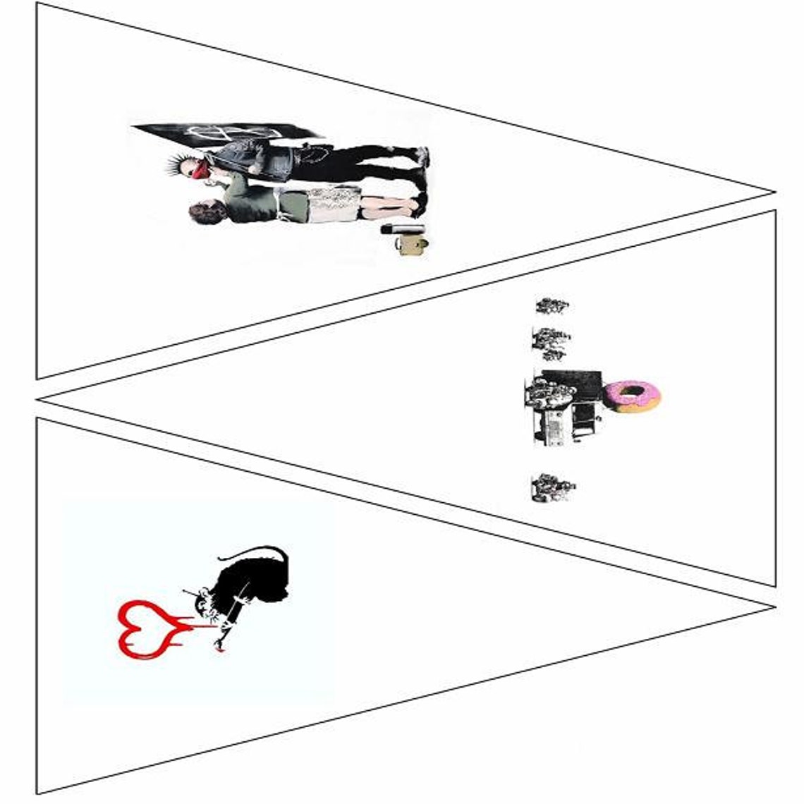 Banksy Printable Bunting Template 4 Pages 12 Images Etsy Banksy Printable Bunting Template 4 Pages 12 Images Etsy