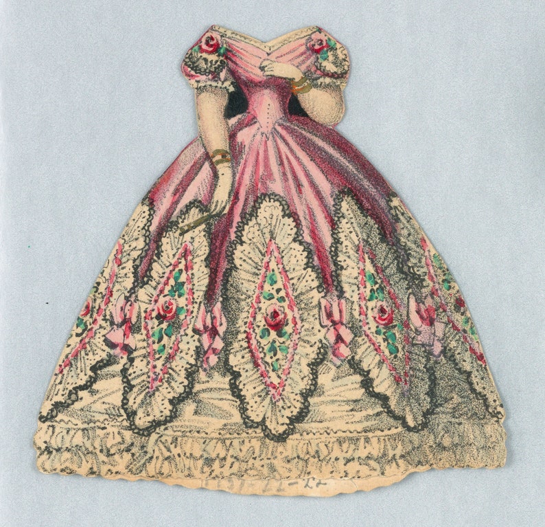 Vintage Paper Doll Jenny Lind Swedish Opera Singer of the 1800's Often