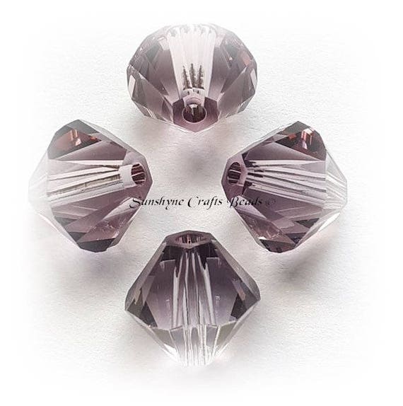 CRYSTAL ANTIQUE PINK 001 ANTP Genuine Swarovski 5328 Bicone Beads *All Sizes