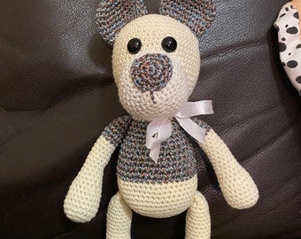 Orsetto amigurumi all'uncinetto con filato LAME’