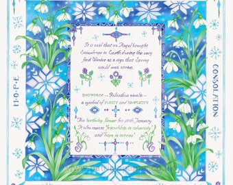 The Language of Flowers Snowdrops