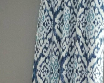 light blue curtains etsy