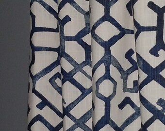 Geometric Curtain Etsy