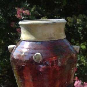 Raku Vase