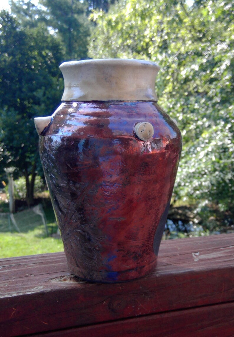 Raku Vase image 4