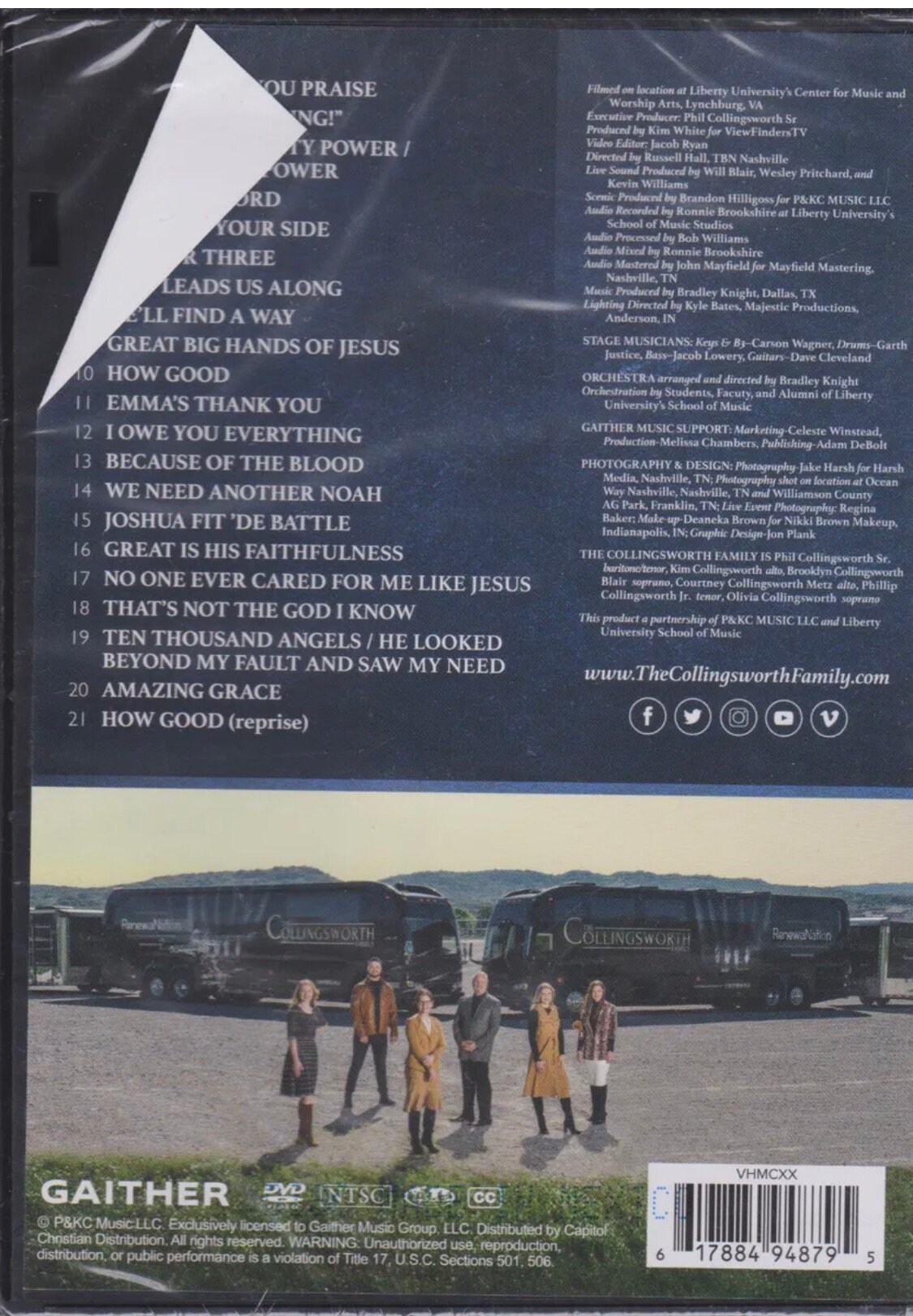 The COLLINGSWORTH FAMILY just Sing Brand New Sealed DVD Etsy