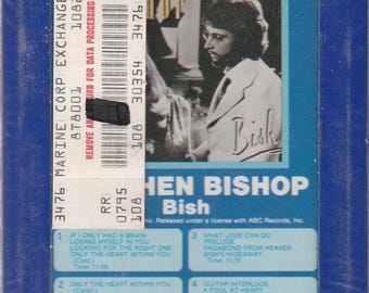 STEPHEN BISHOP: "BISH” Brand New Sealed 8-Track Tape 1978