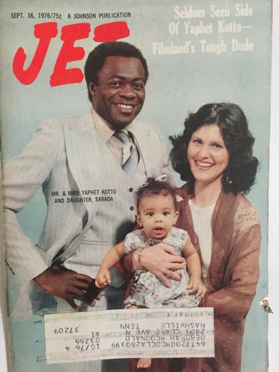 Jet Magazine September 16 1976 Yaphet Kotto Etsy