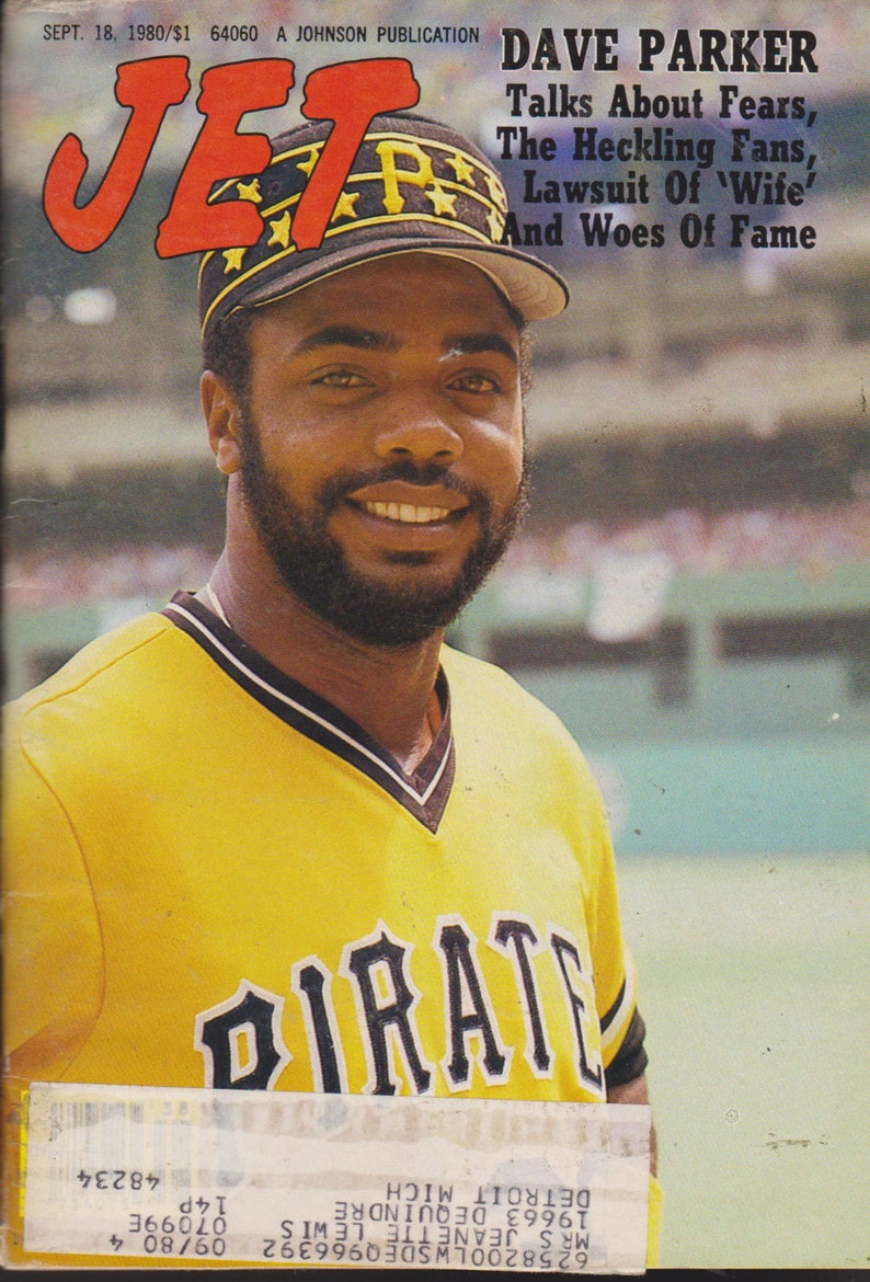 JET MAGAZINE SEPTEMBER 4 1980 Dave Parker | Etsy