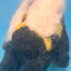 felted bumble bees