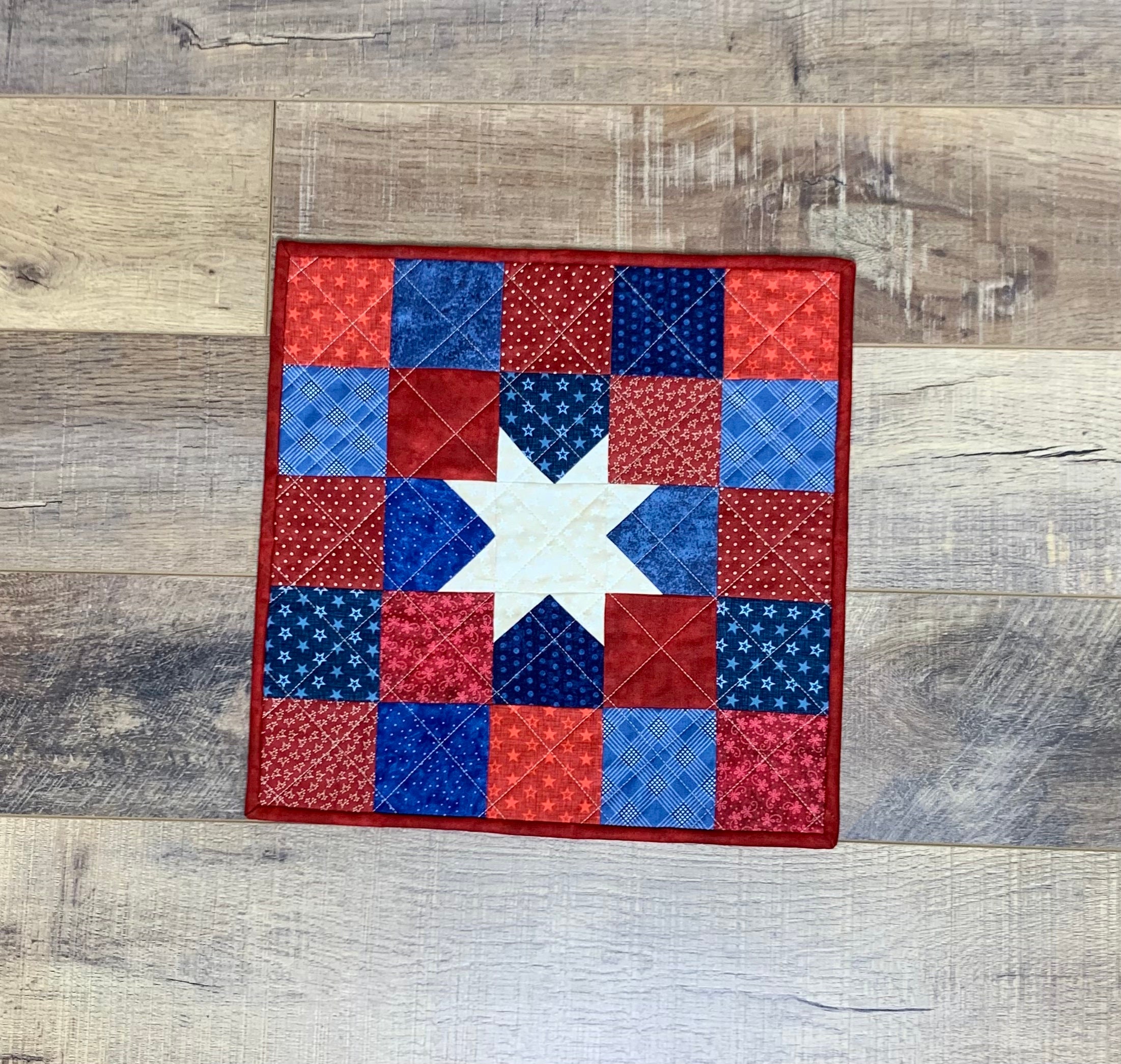 4th of July Project: Patriotic Carpenter Star Wall Hanging