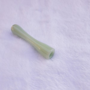 2 1/4&quot; Mint - 7mm - Glass Smoke Holder - Mouthpiece Tip - Nail Saver - Glass Crutch - Original Finger Savers™ - Ready to Ship -