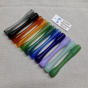 3&quot; Finger Savers™ - Long Glass Cigarette Holder - 20&#39;s Inspired - Modern Style - NEW Options, Colors & ID - You Pick! #1 seller since 2011